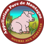 Appellation Porc de Montagne Logo Salaison du Champsaur Saint Laurent du Cros Hautes Alpes Charcuterie Artisanale en ligne