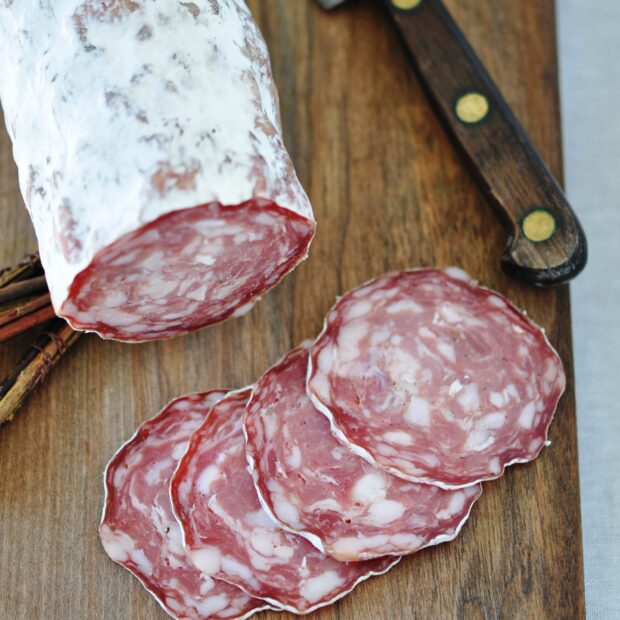 Rosette tranchée Salaison du Champsaur Saint Laurent du Cros Hautes Alpes Charcuterie Artisanale en ligne